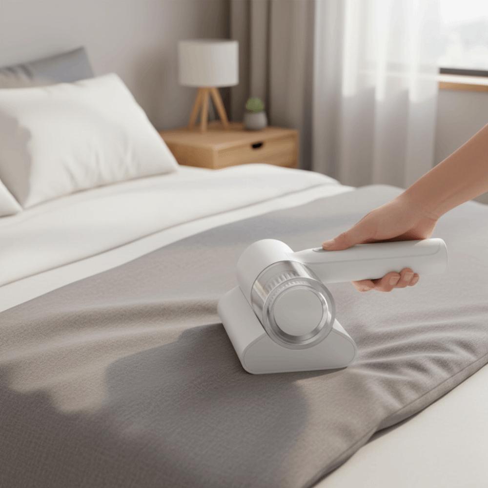 Tiefenreinigung Handstaubsauger für Betten Starke Saugkraft Milbensauger Matratzenreinigung