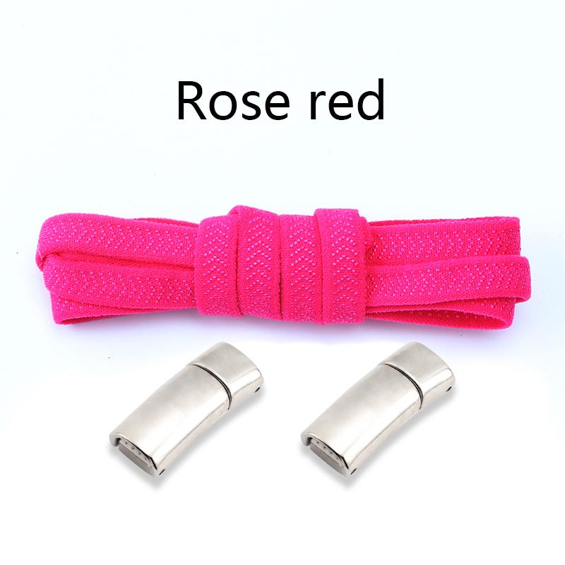 New Magnetic Lock Shoelaces Without Ties Kids Adult Elastic Laces Sneakers 8mm Thick Flats No Tie Shoe Laces Shoes Accessories