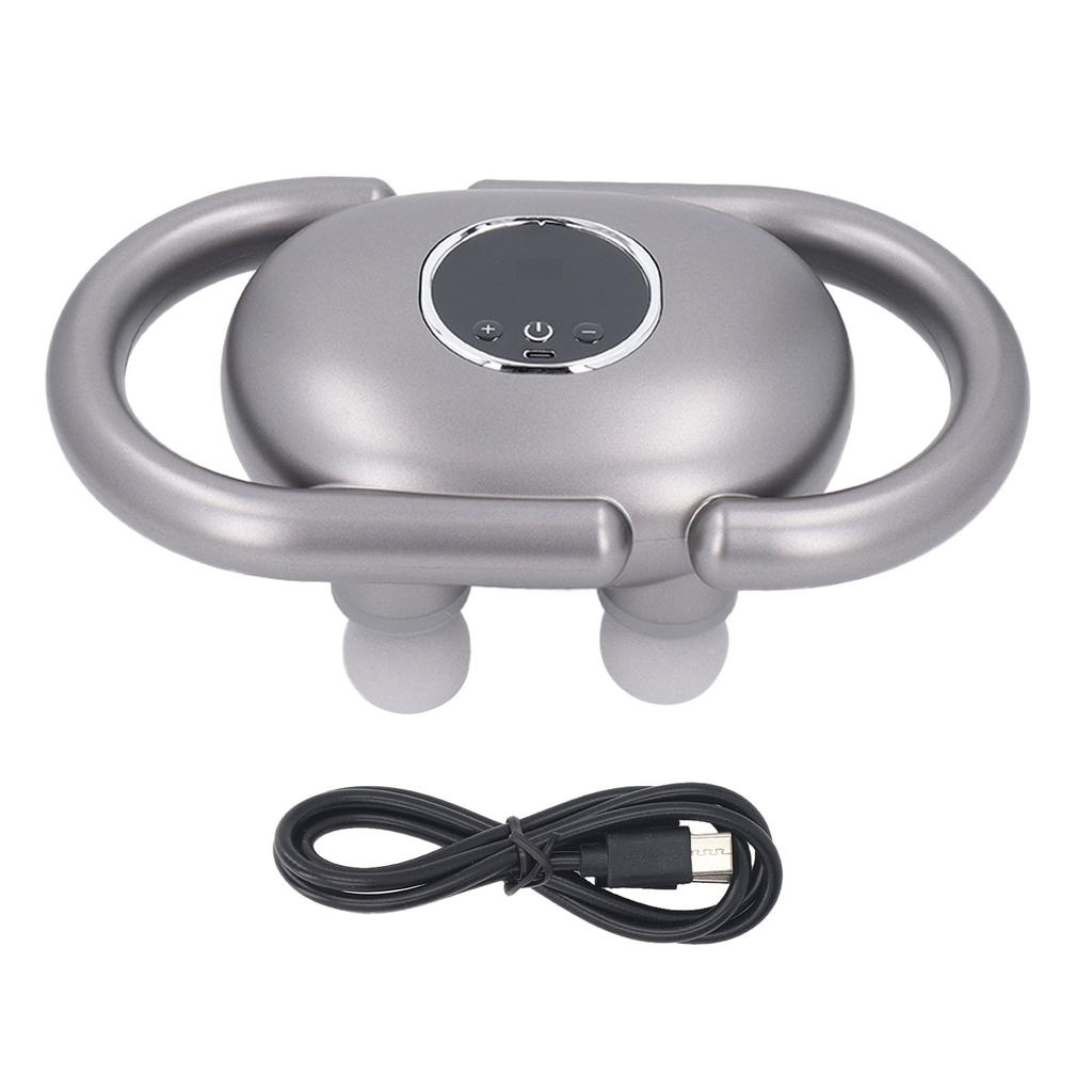 Handheld Deep Tissue Massager 4 Head 6 Modes 20 Levels Muscle Relaxation Electric Percussion Body Ma