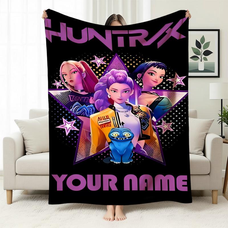 Kpop Witchers Witchers Peripheral Blankets Blankets Flannel Nap Blankets Blankets Printed Office Sofa Blankets