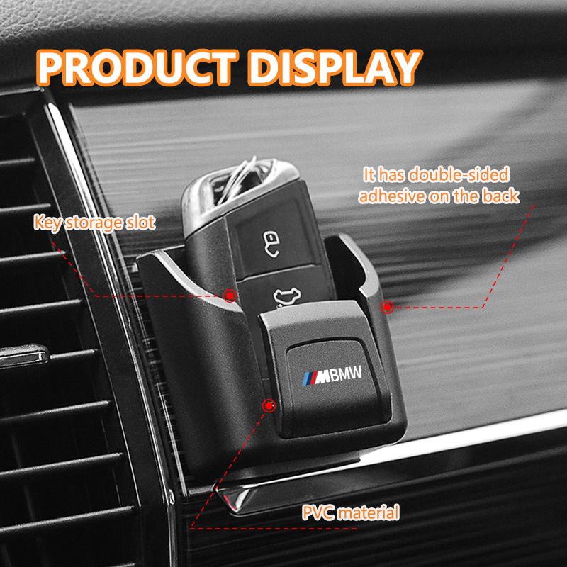 Car Air Outlet Debris Bag Key Dashboard Tidy Hanging Organizer Box For BMW M 1 3 4 5 6 7 Series X1 X3 X4 X5 G20 G38 F48 E36 E39 yshk28