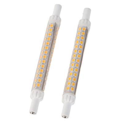 2Pcs R7S 98LED Lâmpada Dupla Extremidade 118mm Regulável Fonte de Luz de Inundação Acessório Branco Quente 100?130 V