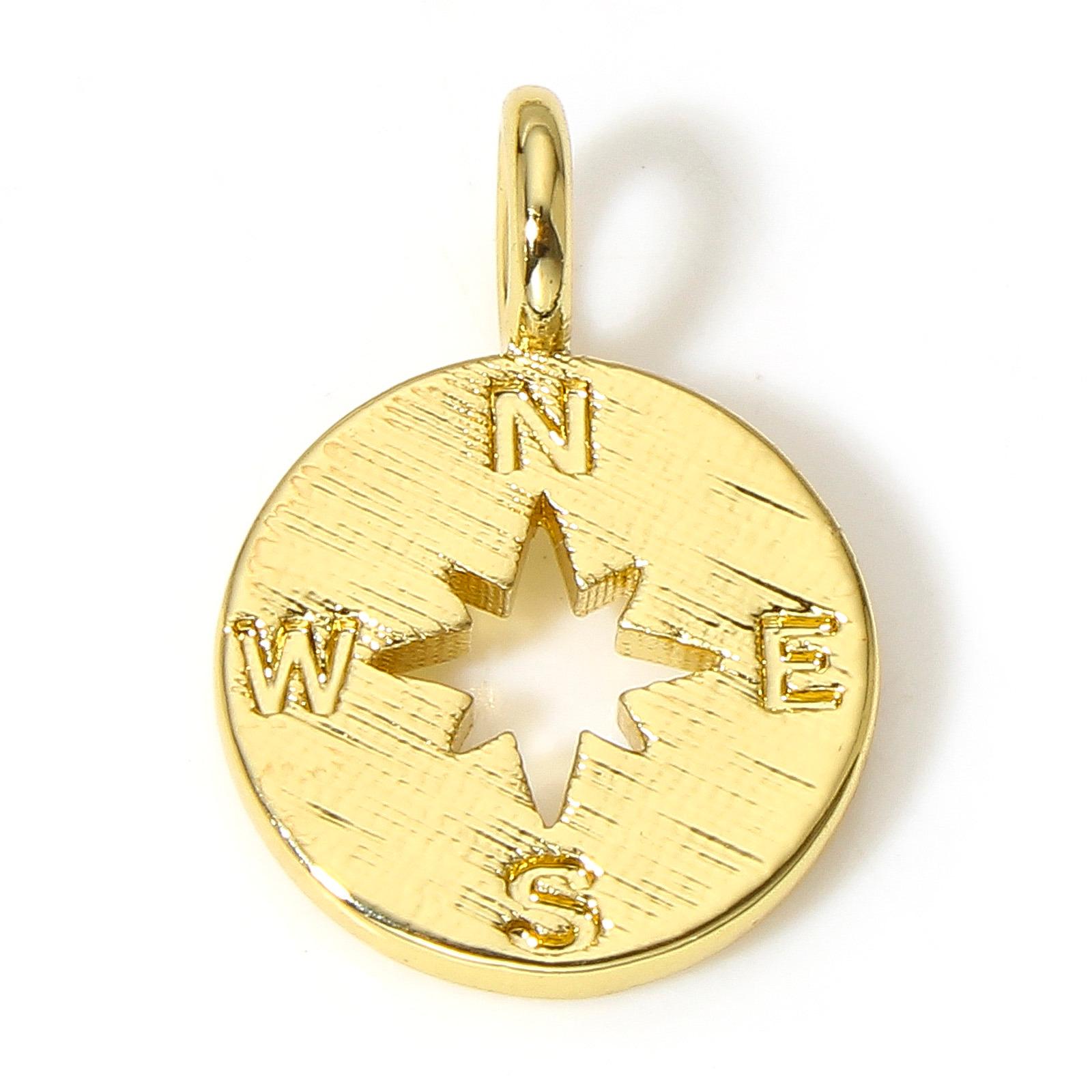 

Brass Charms 18K Real Gold Plated Sun Moon Wing Key Good Luck Pendants For DIY Necklace Jewelry Making Findings, 1 Piece