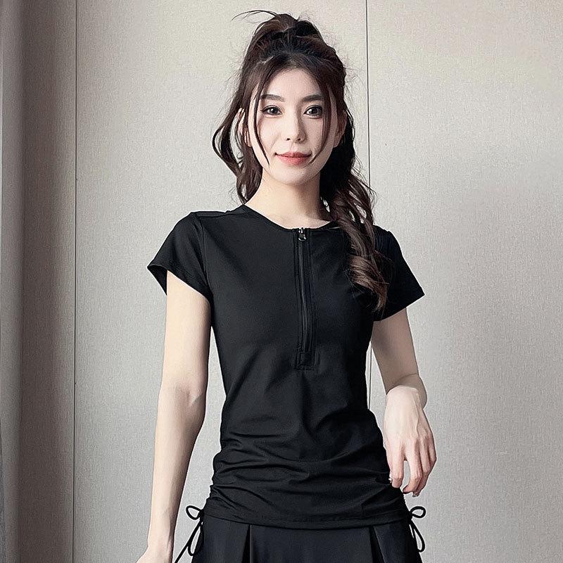 Women's Summer 2025 Quick-Dry Badminton & Tennis Outfit - Short Skirt Fitness & Yoga Suit