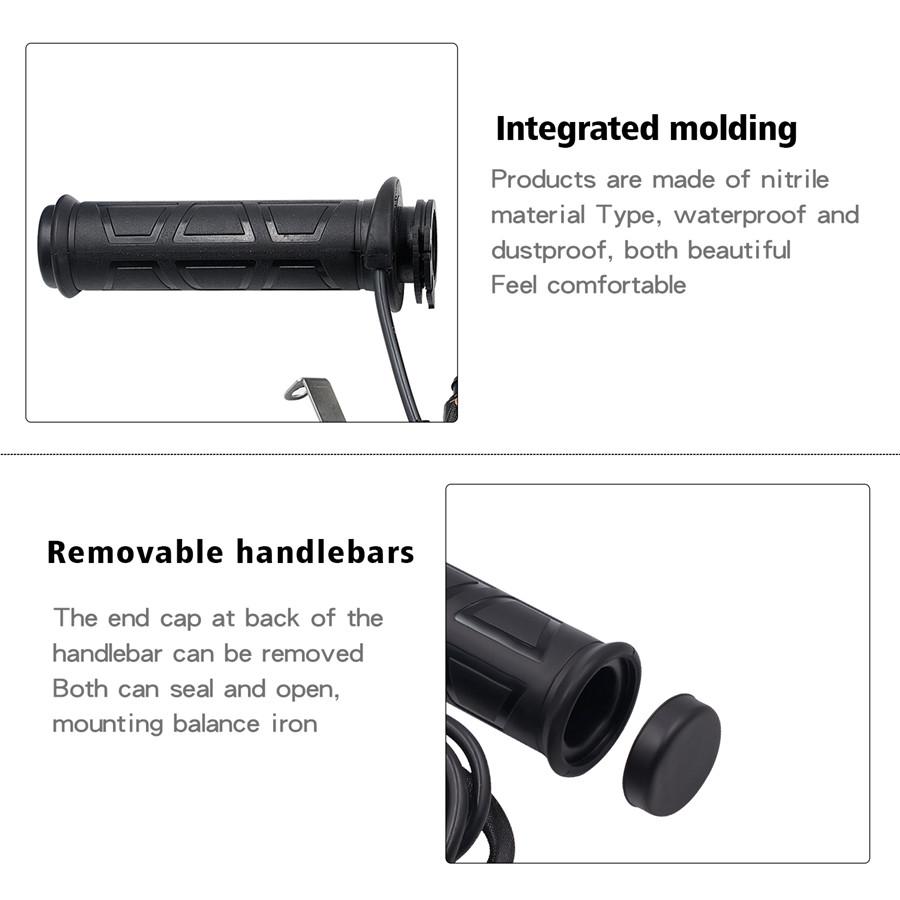 NEW motorcycle electric heat handlebar independent switch three gears temperatur