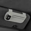 Car Emblem Sunshade Clip Sunglasses Holder Magnetic Leather Sunglasses Clip For Mercedes Benz A C Class W201 W210 W108 W204 AMG BV4