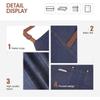 Custom Logo Denim Apron for Restaurants, Cafes, & Milk Tea Shops