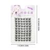 C Curl Black False Eyelashes Natural Volume Fiber Lashes for Party Wedding Daily Makeup