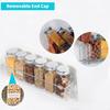 Acrylic Spice Rack Attached To the Wall for Kitchen Cabinet Doors or Hanging Spice Rack RV Spice Rack Hook and Loop Bid Farewel