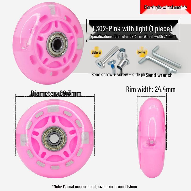 Universalrad-Ersatz für Gepäckkoffer: Lederrolle Gummirolle Felgenreparaturzubehör