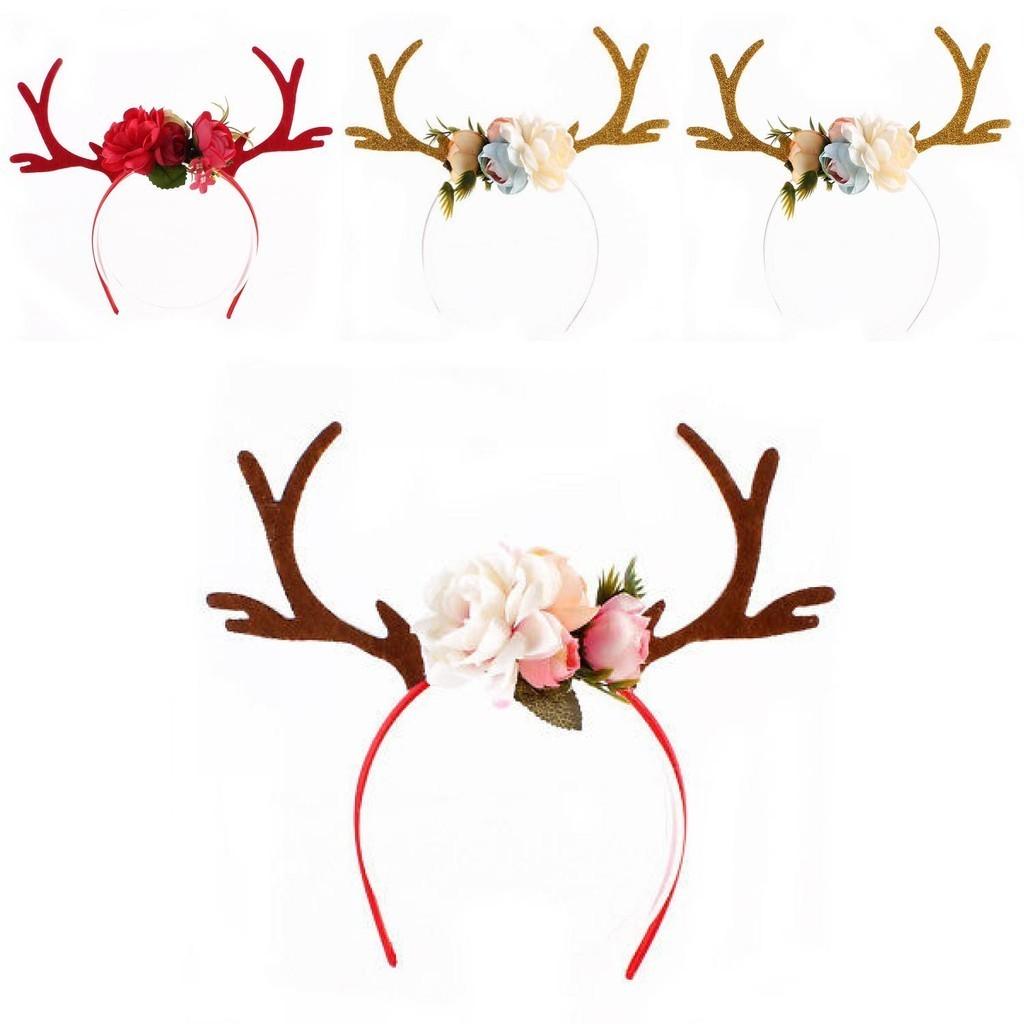 Bellissimo Copricapo con Corna di Renna per Donne Ragazze Perfetto per le Feste di Natale