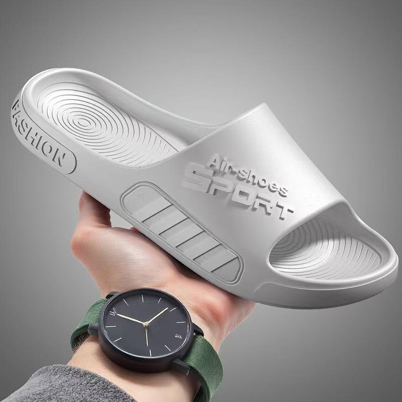 Men's Non-slip Odor-resistant Extra Large Cool Summer Slippers for Indoor/Outdoor Wear and Bathing