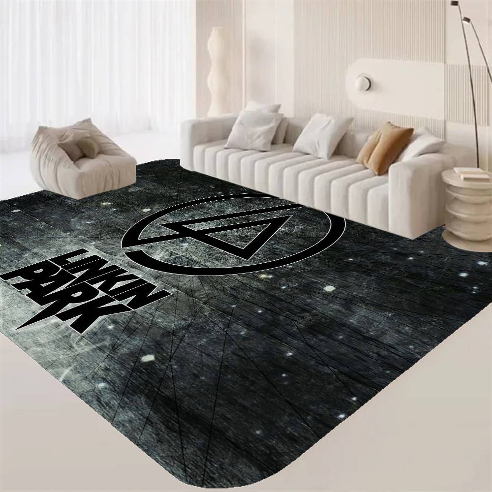 Rock Band L-Linkin P-Park Floor Mat Rectangle Anti-slip Home Soft Badmat Front Door Indoor Outdoor Mat Hotel Decor Mat
