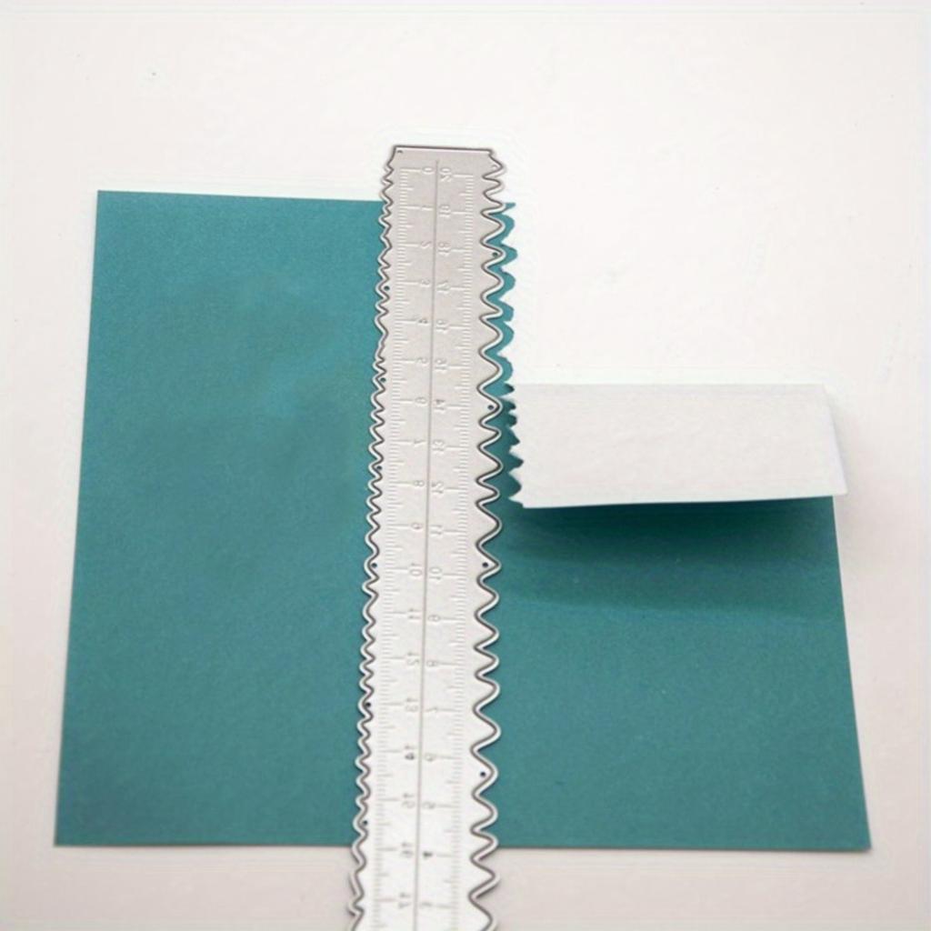 3pcs Irregular Edges Ruler DIY Making Carbon Steel Embossing Attractive Decorative Lightweight Card Making Tool