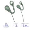 Sony In-Ear Earphones STH40DJP Open-Back Dual Listening Microphone 2018 Model Green