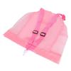 Kids Toy Storage Bag Extra Large Mesh Breathable Collapsible Beach Bag with Shoulder StrapPink
