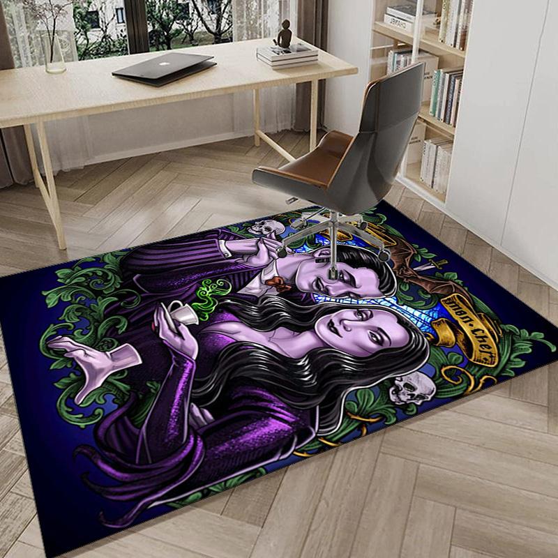 Gothic Adams Carpet, Chair Rug,Rug for Office Bedroom living rooms, Doormat decor Fan Gift Christmas Gift