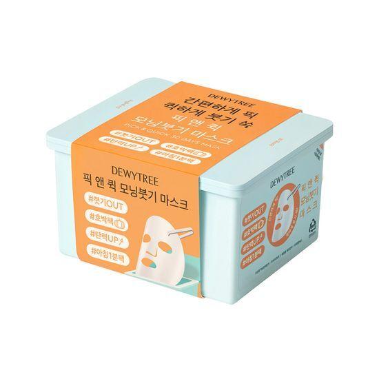 DEWYTREE Pick & Quick Morning Puffiness Mask, 30 Sheets