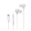 JVC Kenwood Victor HA-FR29UC-W Earphones Wired Microphone High-Resolution Carrying Pouch Type C Canal USB Type-C 1.2m White