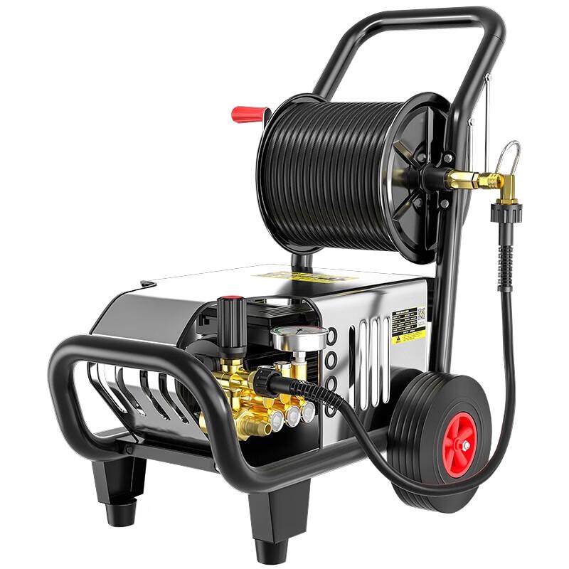 High-Power Industrial Pressure Washer with Hose Reel