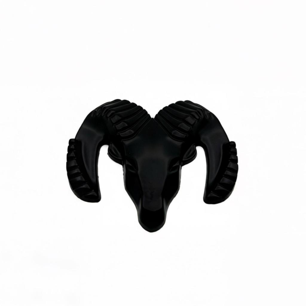 Dodge Journey & Caliber Sheep Head Metal Car Sticker Badge