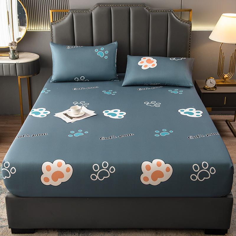 Wasserdichter Matratzenschoner, Matratzenbezug mit tiefen Taschen, Spannbettlaken-Stil mit elastischem Gummiband, waschbar und pflegeleicht