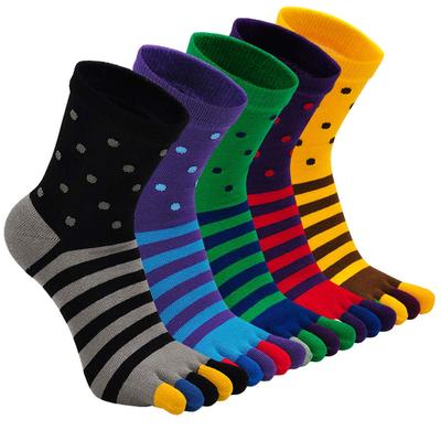 Vraquir Foot for and Business Set Men's Five-Toe Socks, Cotton, Antibacterial, Odor-Resistant, Athlete's Protection, Breathable, Sports, Hiking, Use,