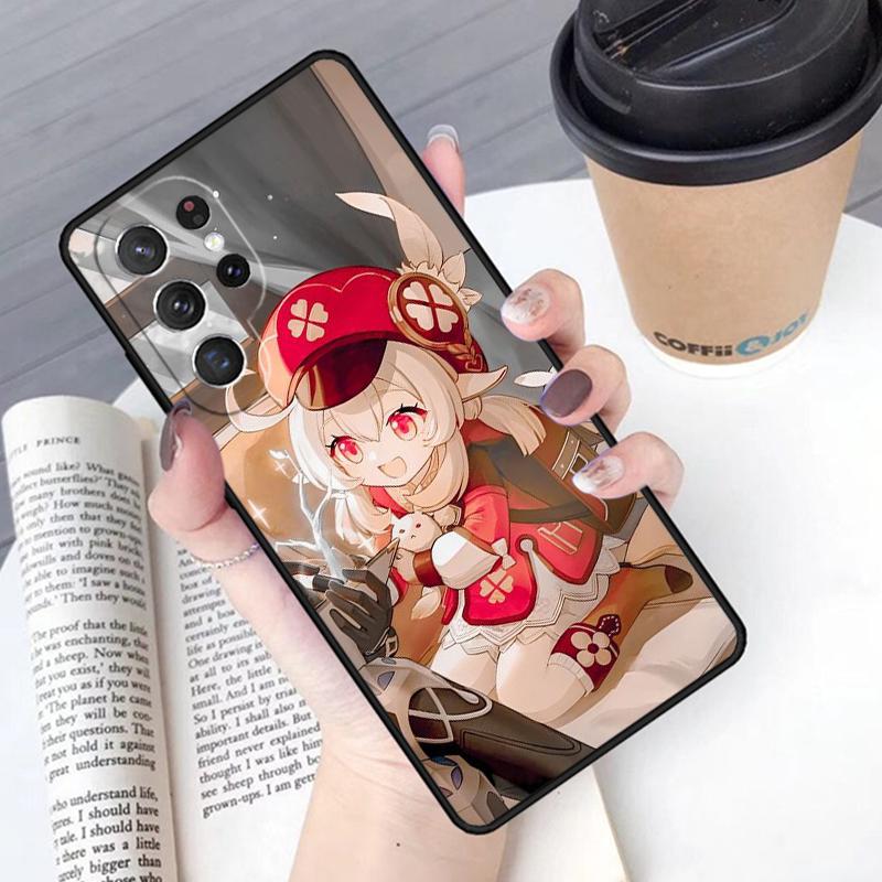 Genshin Impact Klee Phone Case Cover For Samsung Galaxy S24 S25 Ultra S21 S22 Ultra S10E Note 10 Plus Note 20 FE S23