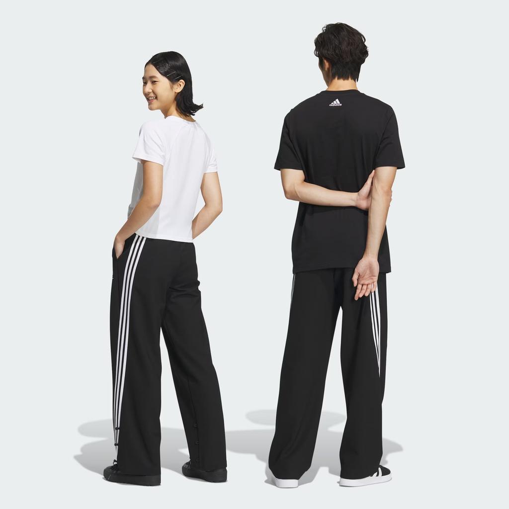 adidas Originals Track Pant Asia Sizing 'Black White' Men's JE1119