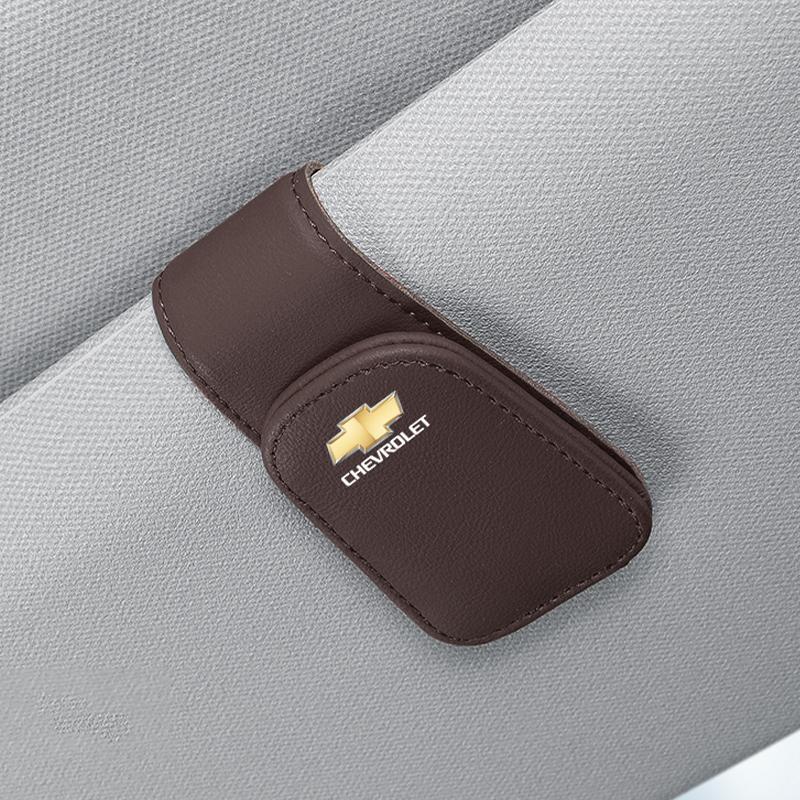 Car Interior Sun Visor Eyeglasses Holder Sunglasses Clip For Chevrolet Sail Aveo Colorado Cobalt Silverado Beat Equinox Tahoe