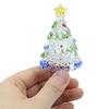 Creative Christmas Tree Miniature Glass Sculpture, Handcrafted Blown Glass Art, Collectibles and Christmas Gifts