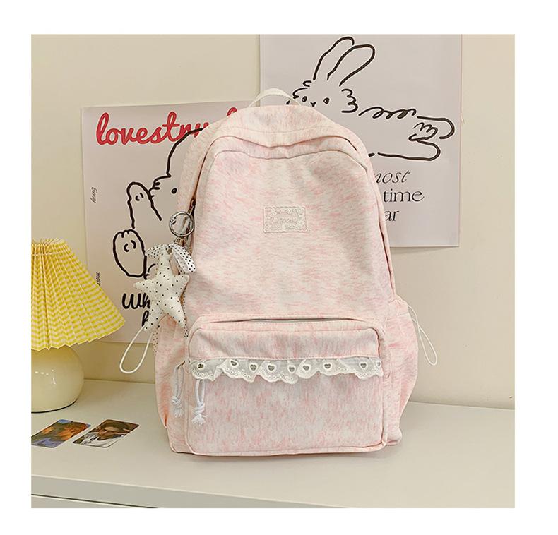 Schoolbag summer refreshing sea salt bubble milk blue schoolbag Japanese girl gentle atmosphere student party class small backpack