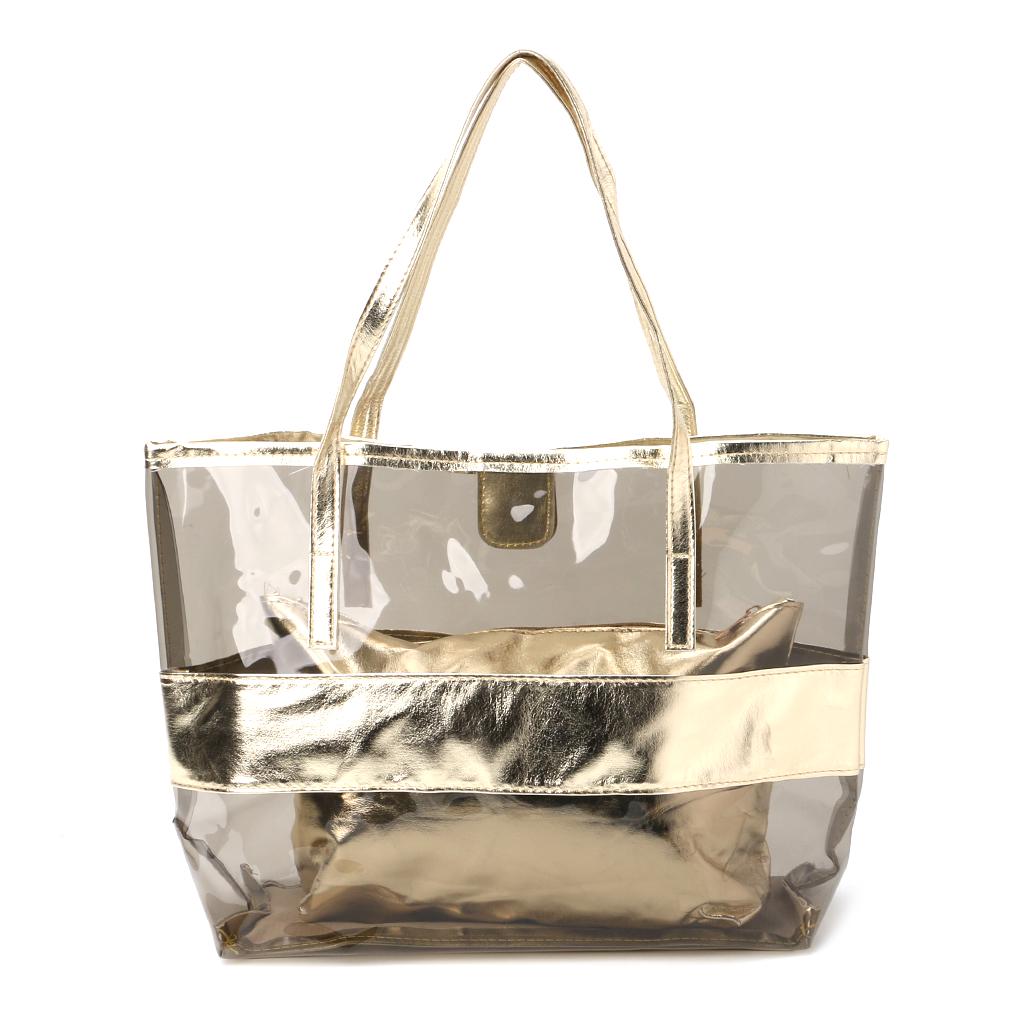 clear beach bag tote