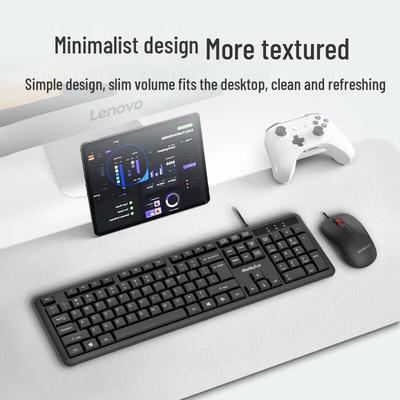 Lenovo KM120 Pro Kablolu Klavye ve Fare Kombinasyonu