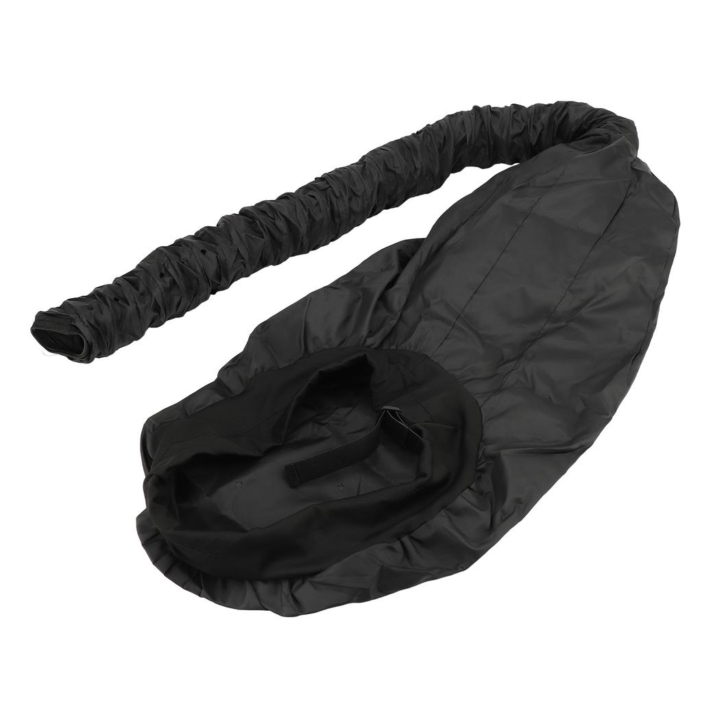 Przenośny czepek do suszenia włosów Duży czepek z wentylacją do głębokiej odżywki i zabiegu olejowego Czarny