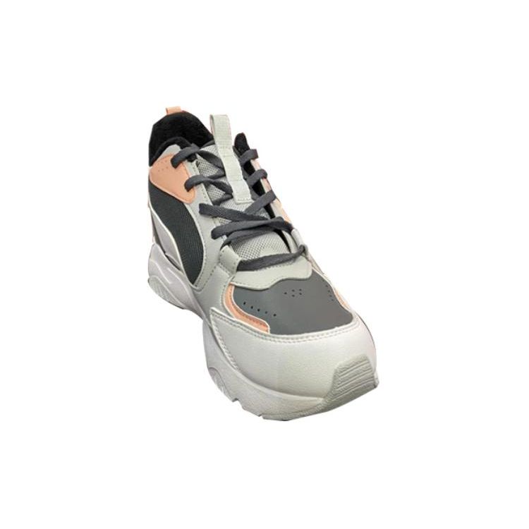 Li-Ning Comfortable Versatile Shock Absorbing Durable Low Top Running Shoes Women sneaker Gray Black White AGCS394-1