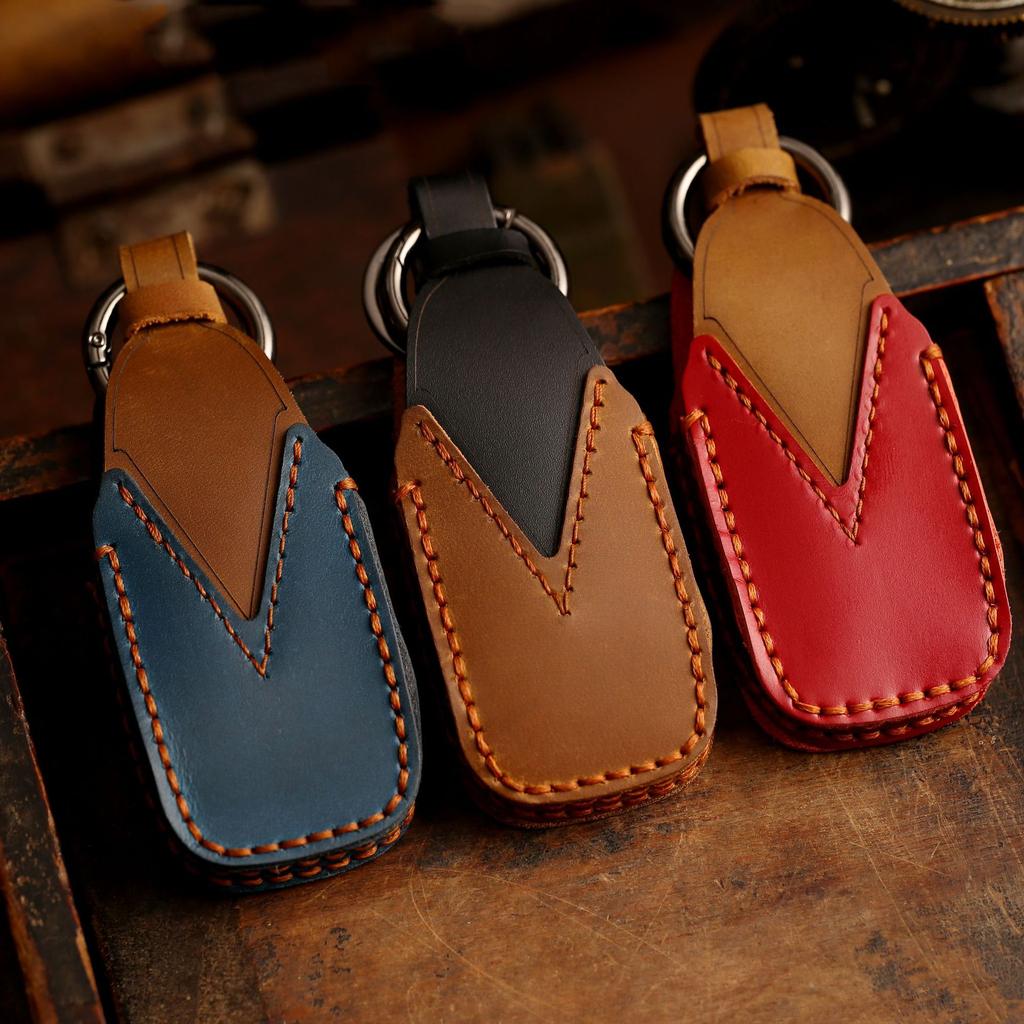 Key Case For Mercedes-Benz E-Class S-Class Glc All-Inclusive C260L Genuine Leather