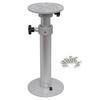 Ac29-Adjustable Table Pedestal Removable Lifting Table Leg Aluminum Alloy Table Base For RV Boat Yacht Silver White