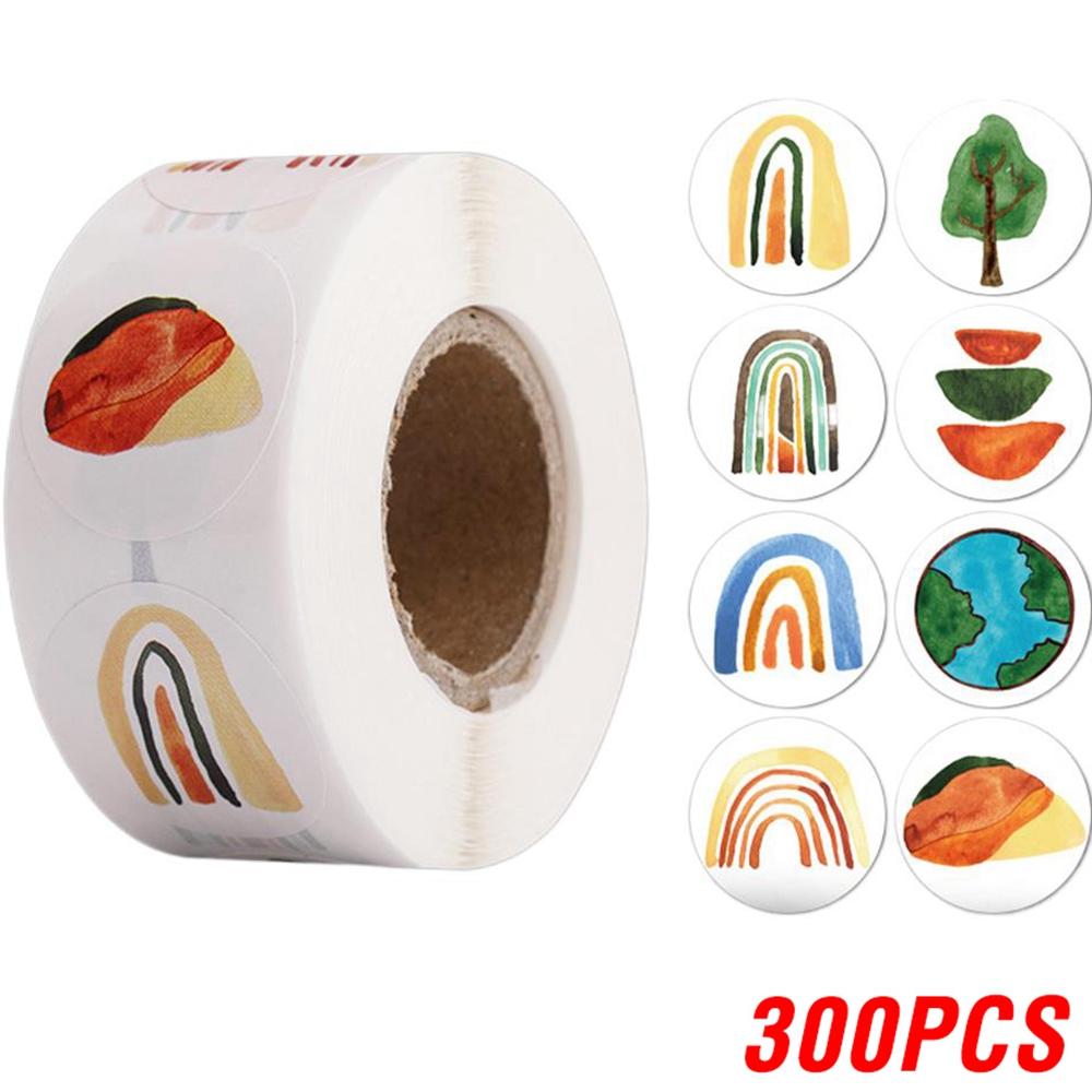 100-500pcs Cartoon Reward Sticker Children Encouragement Sealing Labels Kids Gifts Decorative Teacher Supplies Animal Sticker