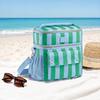 Insulation Lunch Bag, Leakproof Portable Cooler Tote Bag, Large Capacity Lunch Bag with Crossbody Strap, Portable Picnic Lunchbox for Outdoor Parties