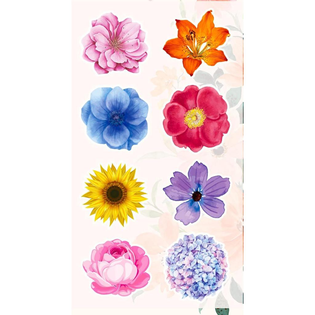 100-500Pcs Premium-Quality Colorful First-Class Butterfly High-Standard Flower Superior-Grade Shaped First-Class Stickers First-Class Sealing