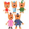 New Cat Doll Figure Toy  Cat Family Doll Ornaments  Cartoon Anime Room Decor Collectible Kids Toy Figure Doll Fans Gift