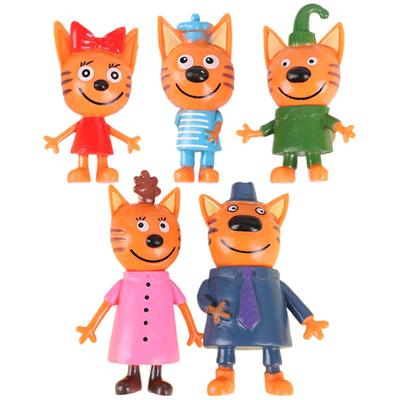New Cat Doll Figure Toy  Cat Family Doll Ornaments  Cartoon Anime Room Decor Collectible Kids Toy Figure Doll Fans Gift