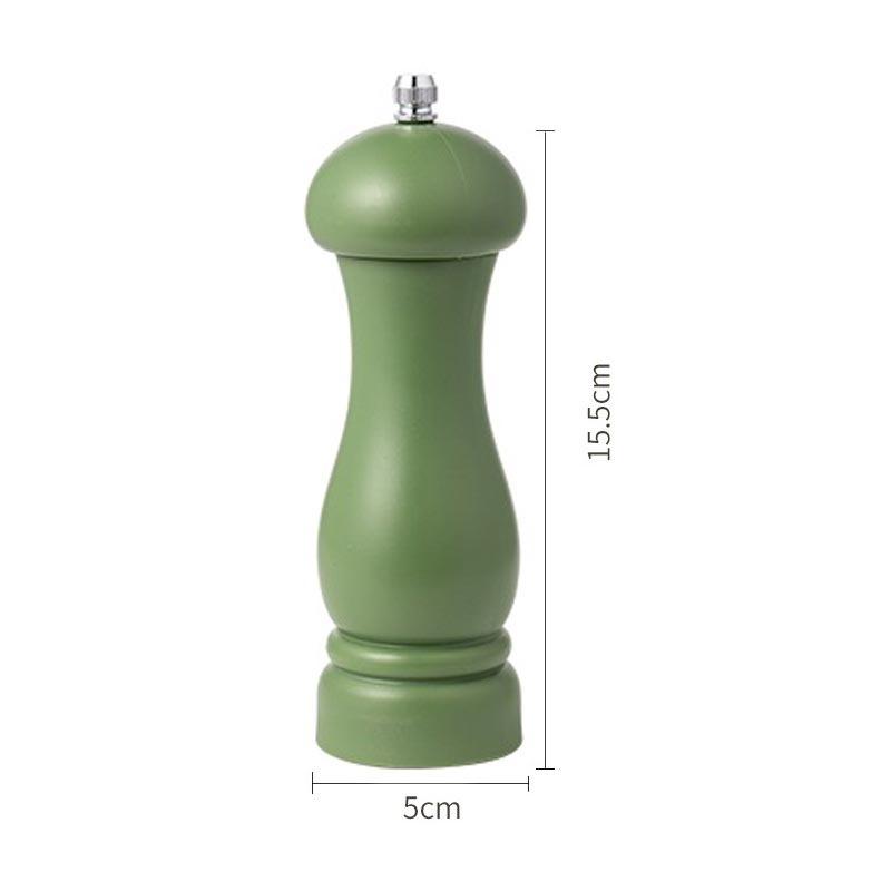 6 дюймов Пластиковые мельницы для перца Соль и перец Мельница Регулируемая керамическая Морская соль Шейкер для специй Мельница Кухонная бутылка для приправ