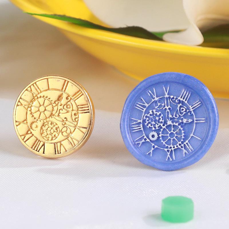 Eco-Friendly Zinc Alloy Retro Wax Seal Head with Color-Preserving Electroplating