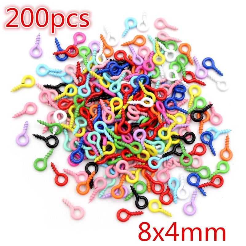 

Colorful Mixed Alloy Split Jump Rings Lobster Clasp Eyelets Screw Pins Keychain Rings DIY Jewelry Making Accessories Supplies