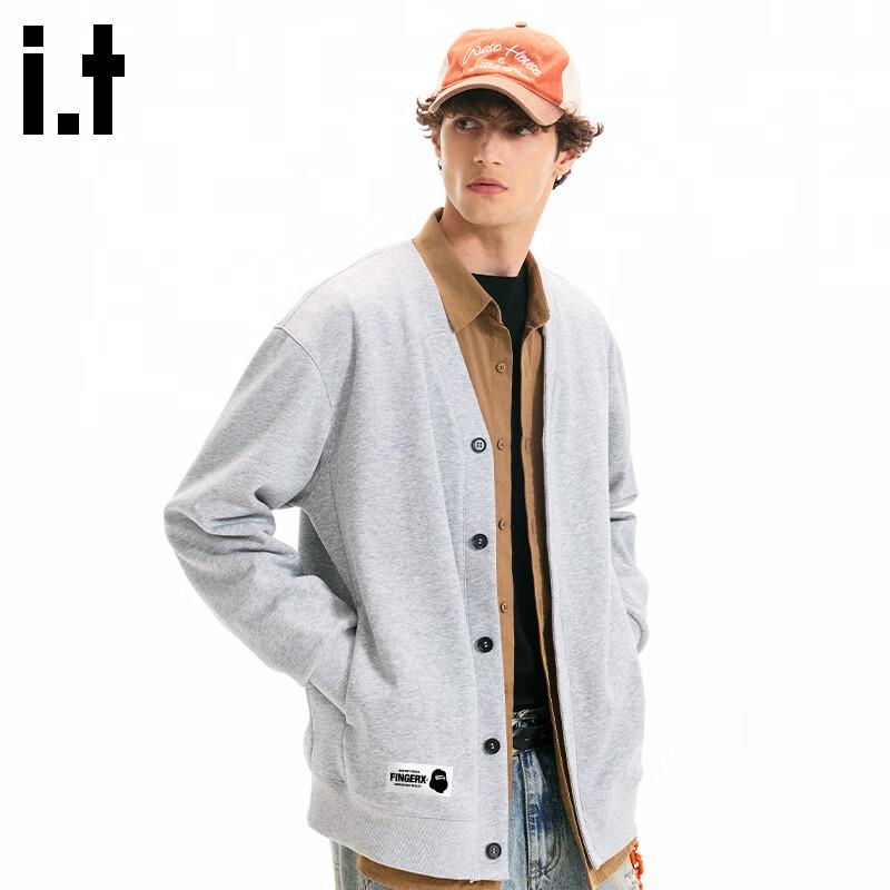 Fingercroxxit Unisex Casual V-Neck Cardigan Sweatshirt