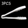 2025 New3/1Pcs Plastic Buffet Serving Tongs Mini Utensil Appetizers Clear Kitchen 8.4 Inch Small Ice