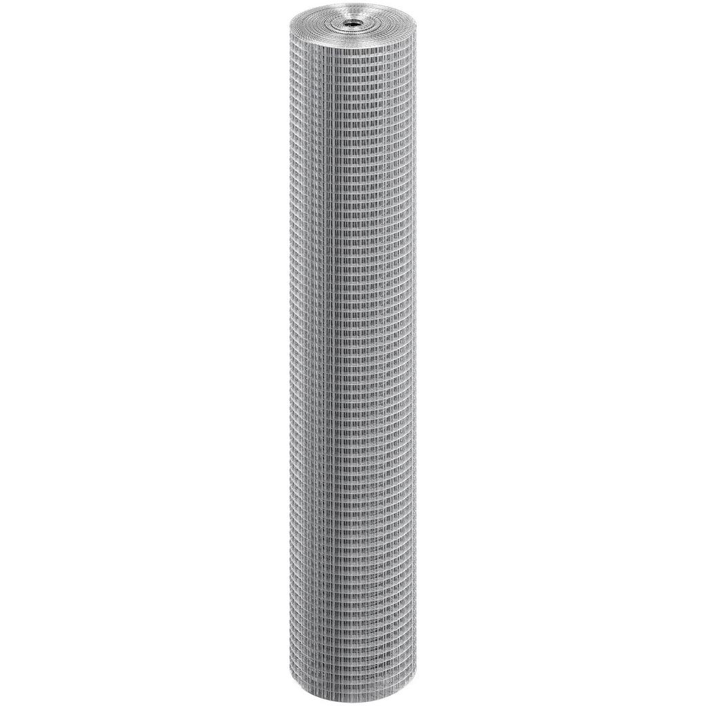 VEVOR Hardware Cloth, 1/2 inch 36in x 50 ft 19 Gauge, Hot Dipped Galvanized Wire Mesh Roll, Chicken Wire Fencing, Wire Mesh for Rabbit Cages, Garden