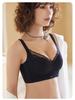 Women's Lace Push-Up Wireless Bra: Medium Thick, Anti-Sagging, Adjustable Support